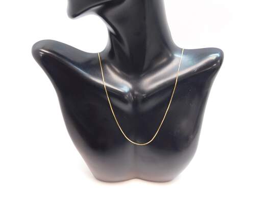 14K Yellow Gold Chain Necklace 3.0g image number 1