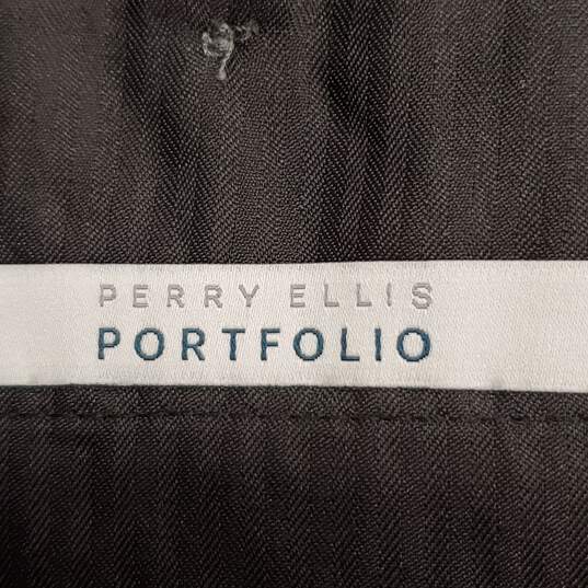 Perry Ellis Men Grey Pants Sz 34X29 NWT image number 4