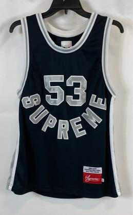 Supreme Men's Black #53 Athletic Jersey- M