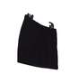Womens Black Flat Front Slash Pocket Sport Straight Skirt Size 10 image number 3