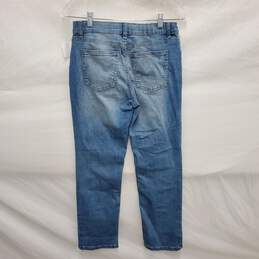 NWT Wonder Nation WM's Straight Fit Stretch Denim Blue Jeans Size 14 x 26 alternative image