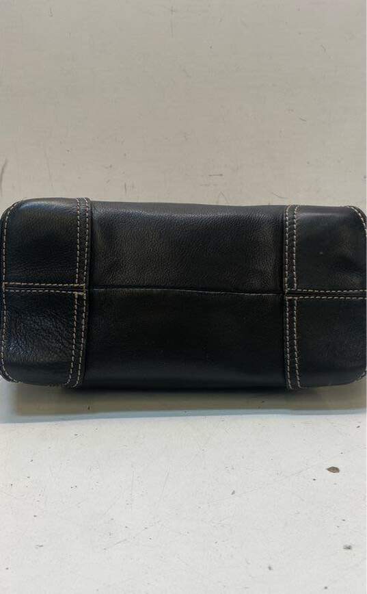 Michael Kors Black Leather Small Tote Bag image number 3