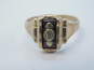 Vintage 10k Abalone 1957 Class Ring 4.9g image number 2