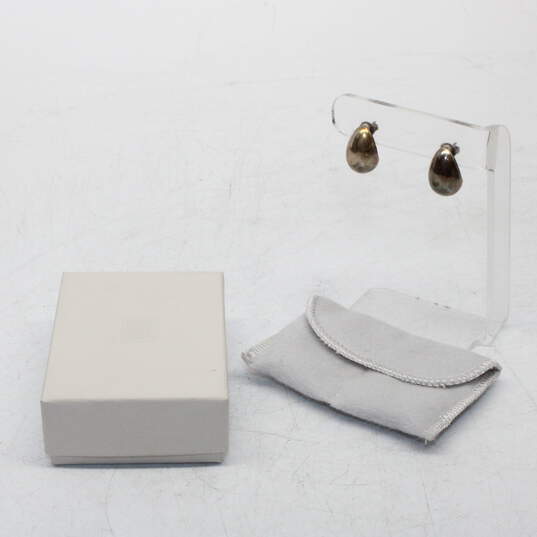 James Avery Sterling Silver Teardrop Earrings w/Box - 6.9g image number 1