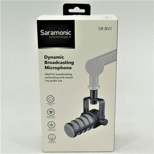Saramonic Brand SR-BV1 Model Dynamic Broadcasting Microphone w/ Accessories image number 7