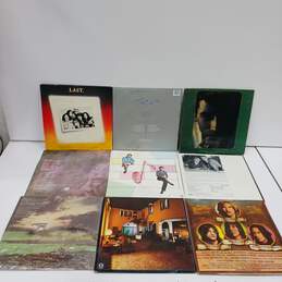 Bundle of 9 Assorted Vinyl Record Albums alternative image