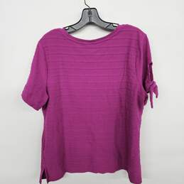 Liz Claiborne Purple Shirt alternative image