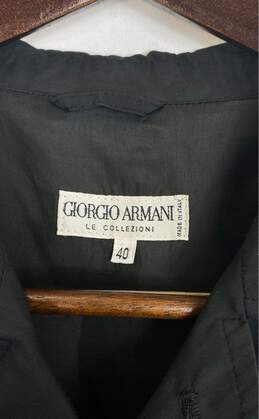 Giorgio Armani Men Black Coat Size 40 alternative image