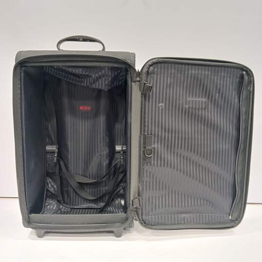 Tumi Black Ballistic Rolling Carry-On Luggage image number 5