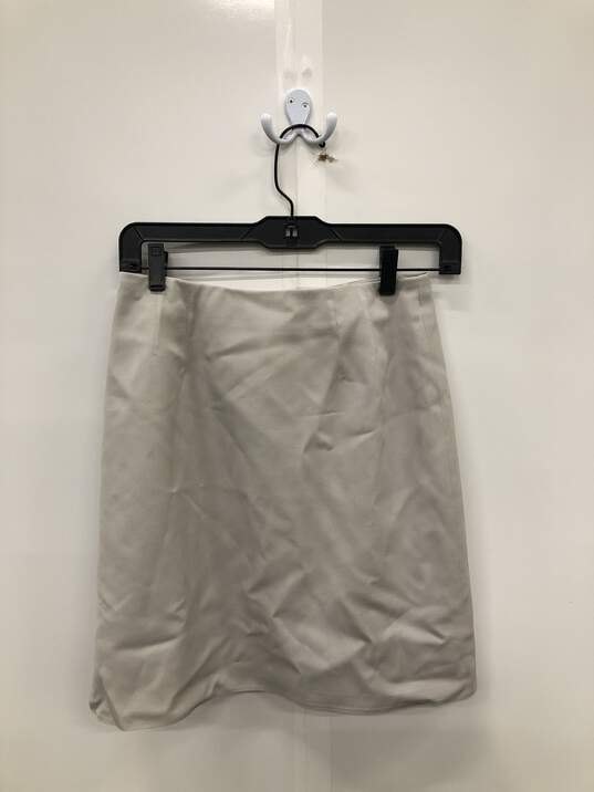 Women's SZ 4 Grey 100% Wool Lining Skirt image number 1