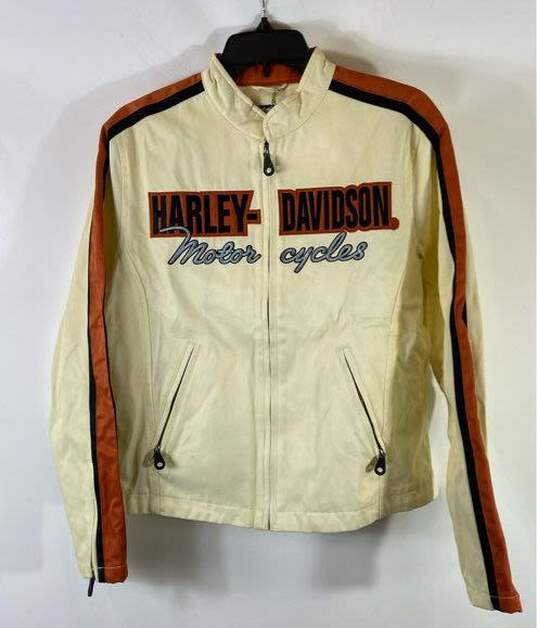 Harley-Davidson Ivory Jacket - Size Medium image number 1