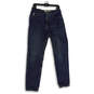 Womens Blue Denim Medium Wash 5 Pocket Design Skinny Leg Jeans Size 32 image number 1