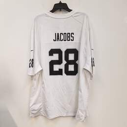 Nike Mens White Las Vegas Raiders Josh Jacobs#28 Football NFL Jersey Sz 3XL alternative image