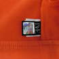 DVF DIANE von FURSTENBERG  SOSIE Orange Sleeveless Button-Down Tie Sash Women's Mini Dress Size 4 with COA image number 9