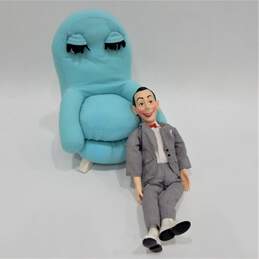 Vintage Pee-Wee's Playhouse Puppet Dolls Chairry & Pee-Wee Herman