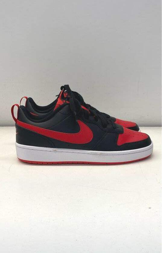 Nike Red, Black Sneaker Casual Shoe Teens 8.5 image number 1