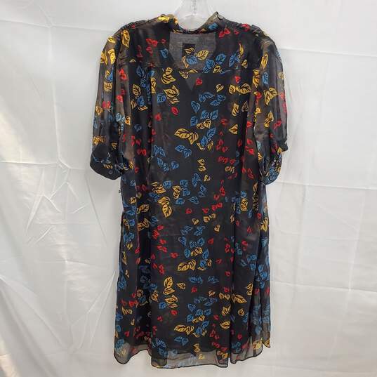 Anne Klein Short Sleeve Button Front Dress Size 14 image number 2