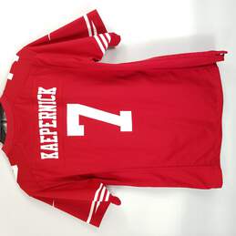 NFL 49ers Kaepernick #7 Boy Shirt Red L alternative image