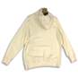 NWT The North Face Mens Cream Long Sleeve Kangaroo Pocket Pullover Hoodie Sz XL image number 2