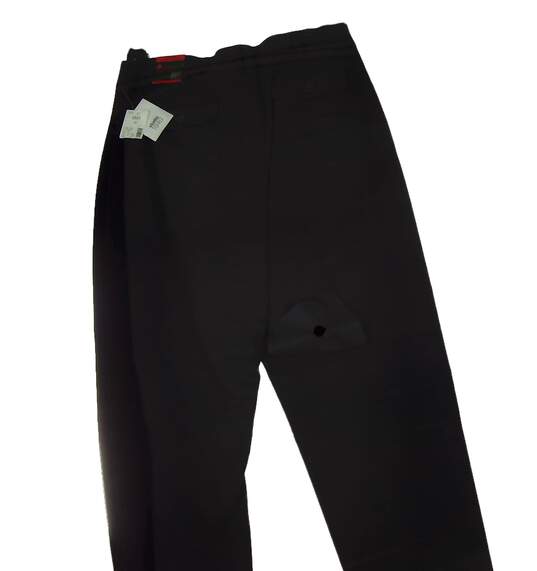 NWT Studio 1940 Womens Burgundy Flat Front Pockets Slacks Dress Pants Size 8M image number 7