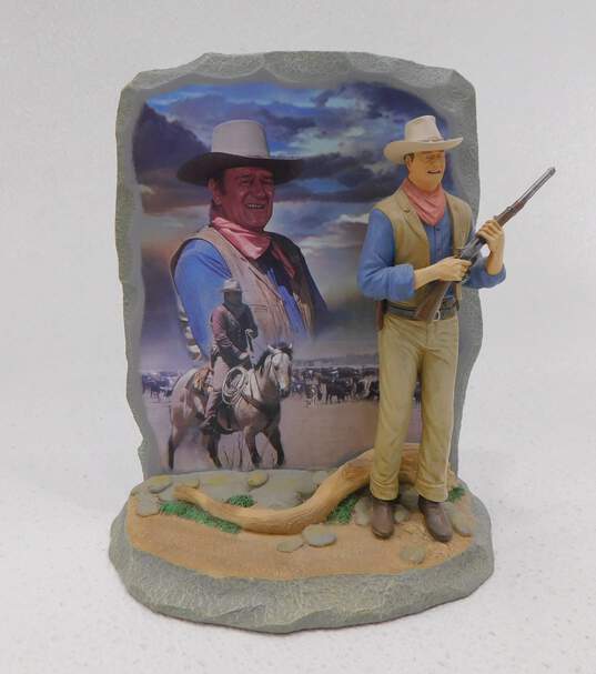 John Wayne Western Legend American Hero Cowboy Bradford Exchange Statue image number 1