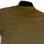 NWT Womens Brown Heather Studded Short Sleeve Pullover T-Shirt Size XS image number 2