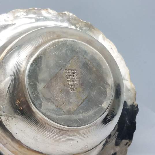 Vintage Ornate 950 Sterling Silver Round Lidded Serving Bowl 244.9g image number 5