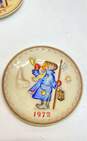 M.J. Hummel 4 Collectors Wall Hanging Plates 1971 Anniversary Plates image number 3