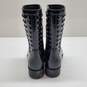 Valentino Garavani Rockstud Black Rubber Rain Boots Size 38 AUTHENTICATED image number 3