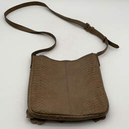 Womens Brown Floral Swing Pack Adjustable Strap Inner Pockets Crossbody Bag alternative image