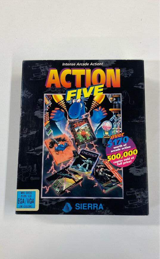 Action Five Vintage MS-DOS Sierra Video Game Collection image number 1