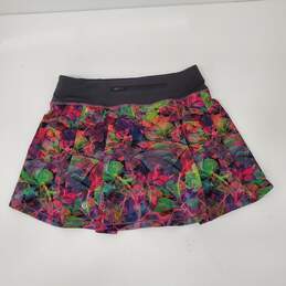 Lululemon Athletica Mid-Rise Floral Tennis Skirt Size SM alternative image