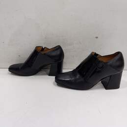 John Fluevog Women's Black Leather Side Zip Heels Size 6.5 alternative image