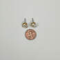 Designer Kate Spade Gold-Tone White Pearl Rise And Shine Stud Earrings image number 2