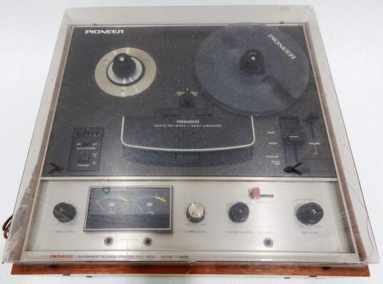 VNTG Pioneer Brand T-6600 Model Stereo Tape Deck w/ Power Cable (Parts and Repair) image number 1