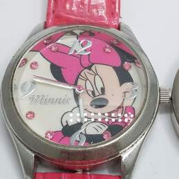 Disney Mickey Mouse & Minnie Mouse Stainless Steel Watch Collection alternative image