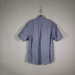 Mens Regular Fit Short Sleeve Collared Button-Up Shirt Size Medium alternative image