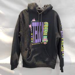 Teddy Fresh Black Pullover Hoodie Sweater Size S