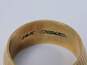 Vintage 14K Yellow Gold Textured Band Ring 6.0g image number 4