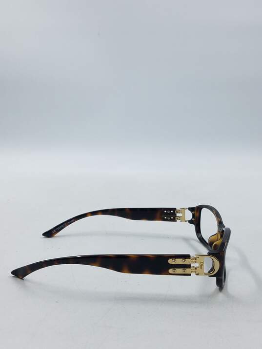 Christian Dior Tortoise Rectangle Eyeglasses image number 5