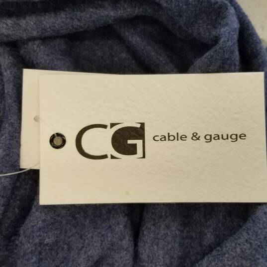 Cable & Gauge Women Long Sleeve Blue L image number 4
