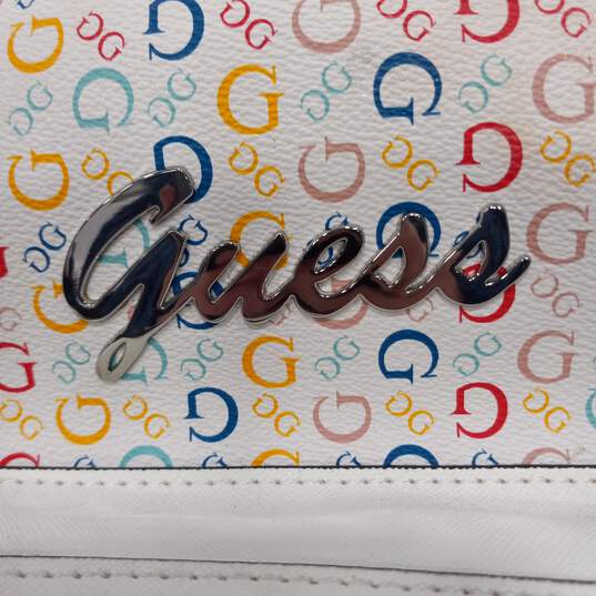 Guess Multicolor Pattern Mini Backpack image number 4