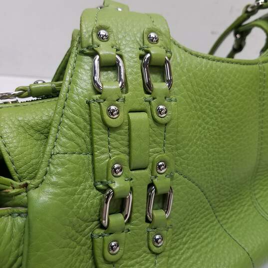 Cole Haan Leather Village Shoulder Bag Green image number 8