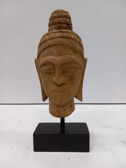 Wood Carved Buddha Sculpture