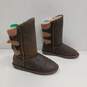 Bearpaw Boshie Style Brown Leather Winter Boots Size 10 image number 2
