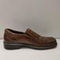 Ecco Brown Leather Slip On Loafers US 9.5 image number 1