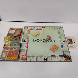 Vintage Parker Bros. Monopoly with Wooden Game Pieces