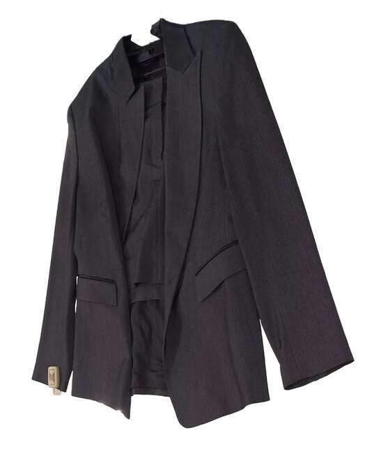 Mens Gray Long Sleeve Pockets Casual Blazer Jacket Size 13X14 image number 2