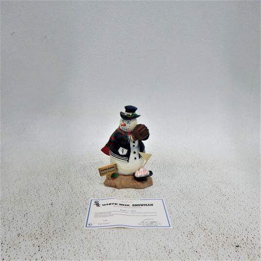 Danbury Mint White Sox Snowman image number 1