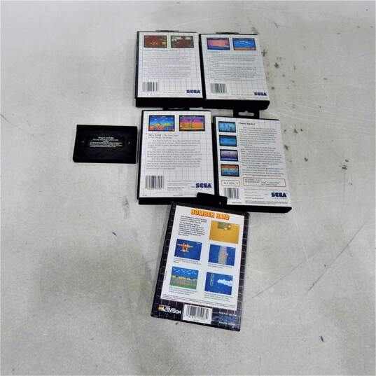 Sega Master System Power Base W/ Six Games Bomber Raid Rambo image number 6